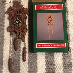 New Vintage House of Lloyd Christmas Around The World Cuckoo Clock Ornament